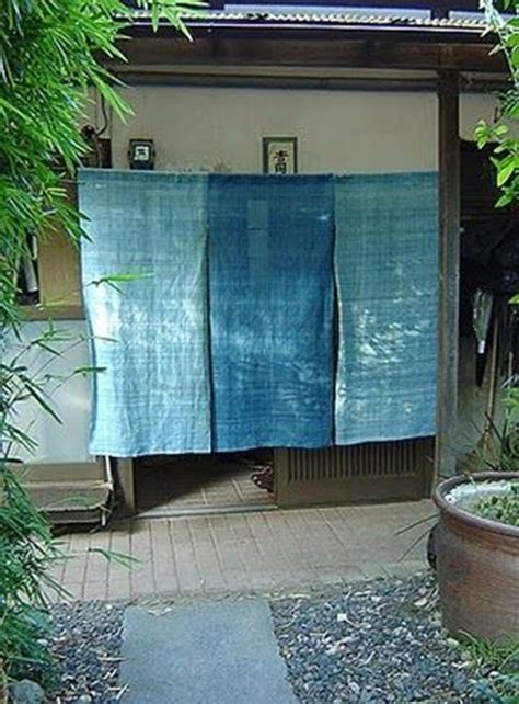 Japanese Shoji Divider And Noren Curtains Cortinas Noren Outdoor Rooms