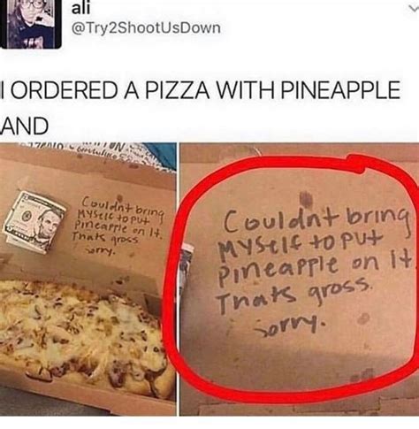 Meh Not A Pizza Man Of Culture Pineapple On Pizza Debate Know Your Meme