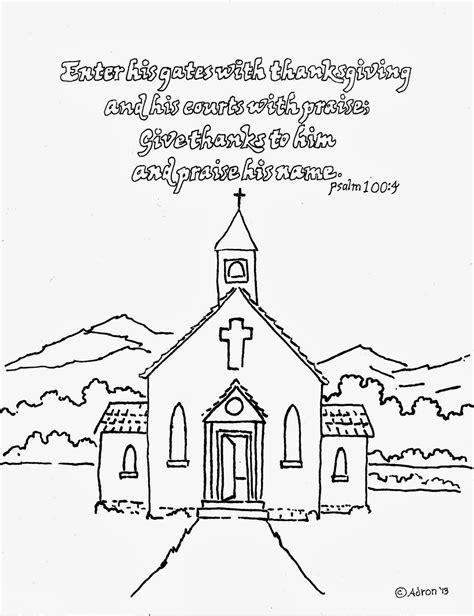 We hope you use these coloring pages in your children's ministry, children's church, or sunday school. Coloring Pages for Kids by Mr. Adron: Enter His Gates With ...