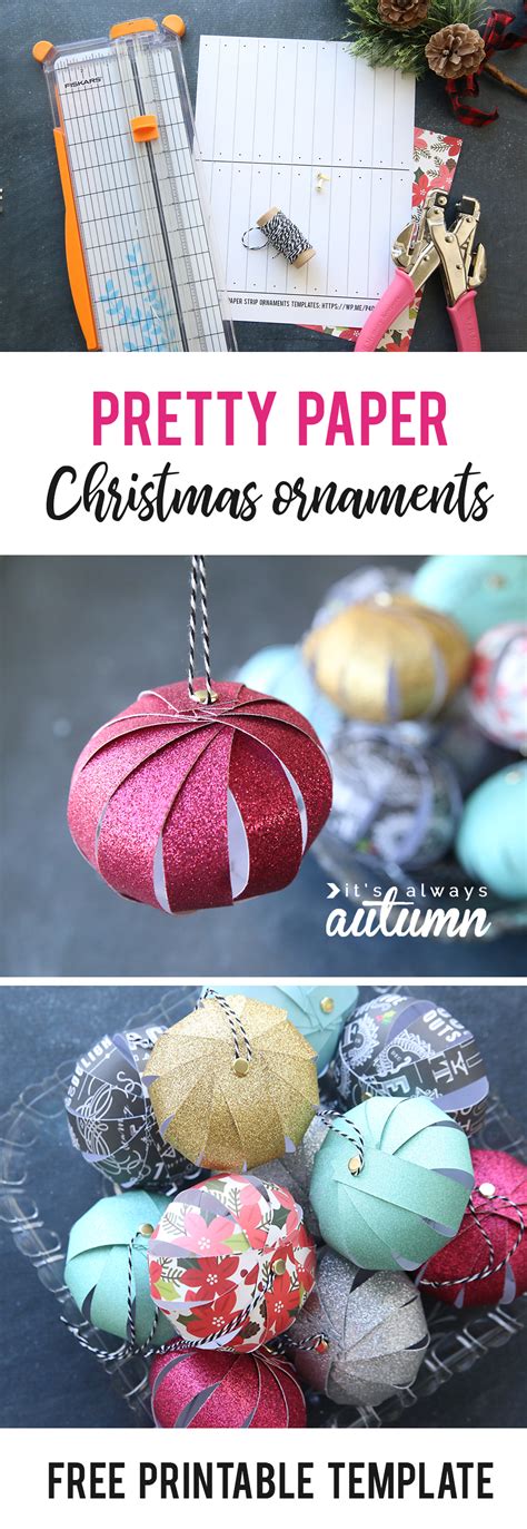 Easy Paper Strip Christmas Ornaments Kids Can Make Its