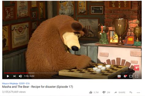 Masha And The Bear Recipe For Disaster Views