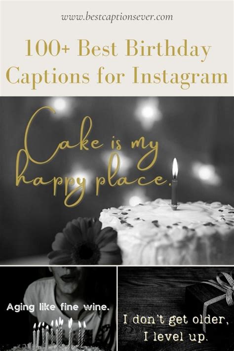 100 Best Birthday Captions For Instagram Best Captions Ever