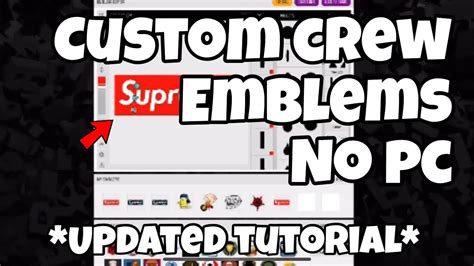 How To Get Custom Crew Emblems In Gta Online No Pc Required Updated