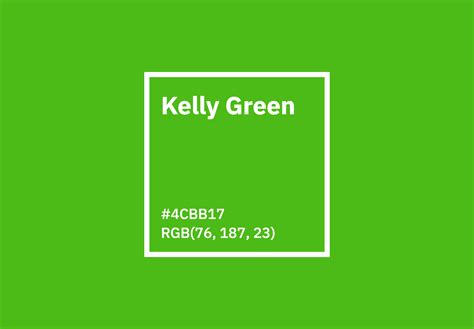 Kelly Green Color Hex RGB CMYK Pantone Color Codes U S Brand