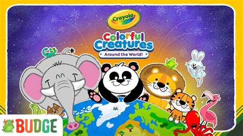 Crayola Colourful Creatures Around The World Official App Gameplay