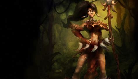See Nidalee Post Visual Makeover In The New League Of Legends Champion Spotlight