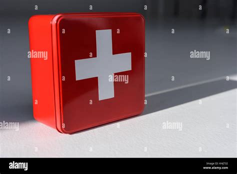 First Aid Kit Box Stock Photo Alamy