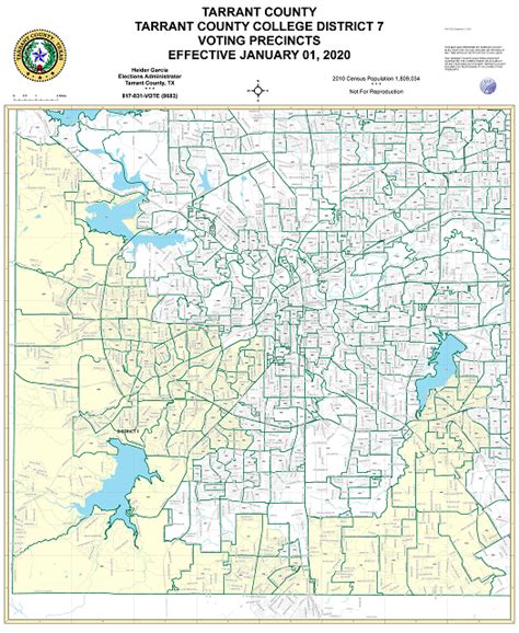 Tarrant County College District 7 Map