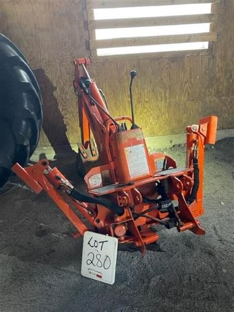 Kubota Bt601 Backhoe Attachment Live And Online Auctions On