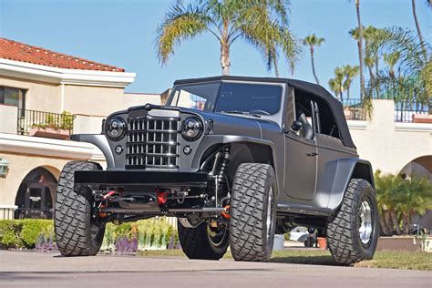 1950 Willys Jeepster Offroad 4×4 Custom Truck Jeep Suv Hot