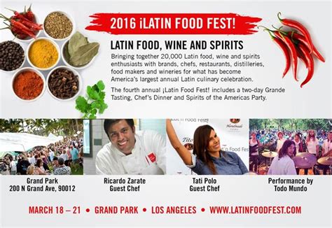 Chef Ricardo Zarate Title Chef Of ¡latin Food Fest 2016 Sofrito