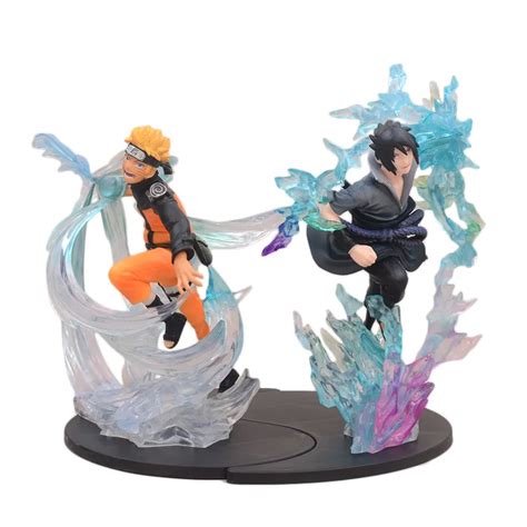 Figurines Naruto And Sasuke Naruto Shippuden Rasengan Combat 20 Cm