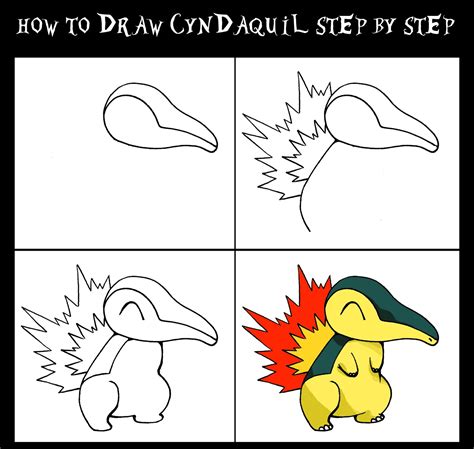 Daryl Hobson Artwork How To Draw A Pokemon Cyndaquil