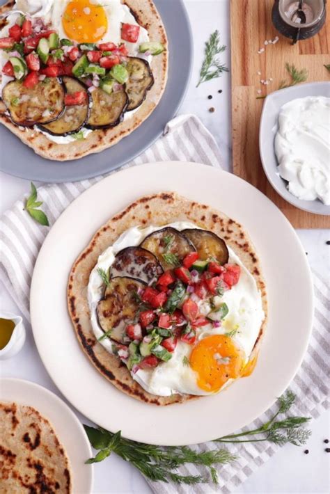 Lure them in with the scratch flatbread and they won't be able to resist dipping it in the alluring buttered chicken sauce. Mediterranean Yogurt Flatbread with Crispy Eggplant Recipe ...