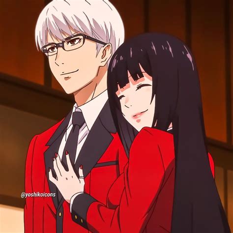 Kaede Manyuda And Yumeko Jabami In 2021 Yandere Anime Anime Kiss