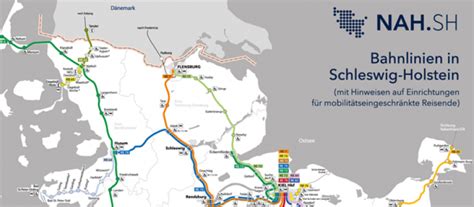 It borders denmark and has coasts on both the north and baltic seas. Übersichtskarten - nordbahn
