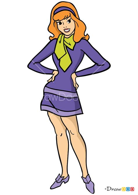 How To Draw Daphne Blake Scooby Doo