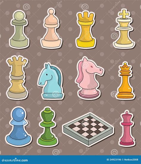 Chess Stickers Royalty Free Stock Image Image 24923196