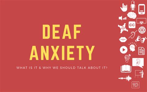 Deaf Anxiety What Is It And Why We Should Talk About It