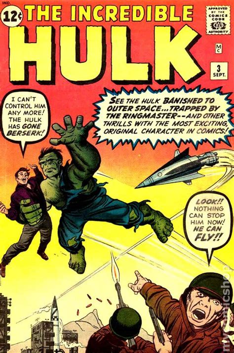Incredible Hulk Comic Books Issue 3