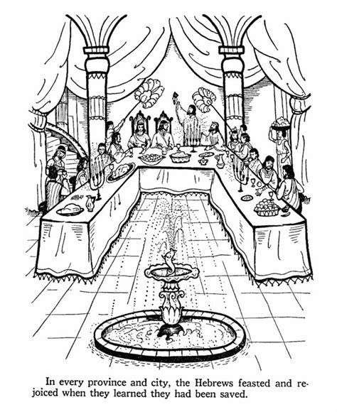 New testament coloring coloring pages that teach and explain the new testament. Ester Bible Story Coloring Page | BIBLE: ESTHER | Pinterest | Bible coloring pages, Bible school ...