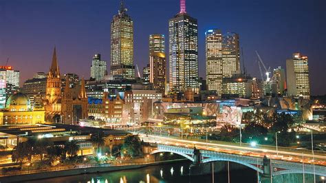 Hd Wallpaper Amazing City View Of Melbourne Australia Hd Photos