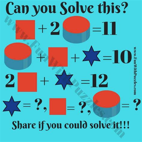 Cool Maths Brain Teasers With Answers And Explanations Fun With Puzzles