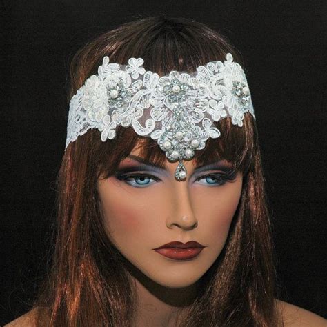 Lace Crystal Bridal Headpiece Bridal By Ayansiweddingdesigns 4000