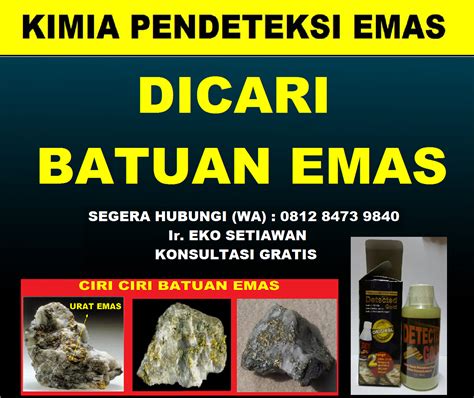 Tanahnya mengandung mineral sulfida, dan kita akan merasakan hawa belerang disekitar tempat tersebut. cara menambang emas dengan mudah