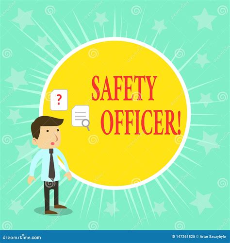Word Writing Text Safety Officer Business Concept For A Demonstrating