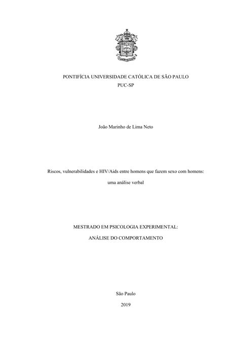 Pdf Risks Vulnerabilities And Hivaids Among Men Who Have Sex With