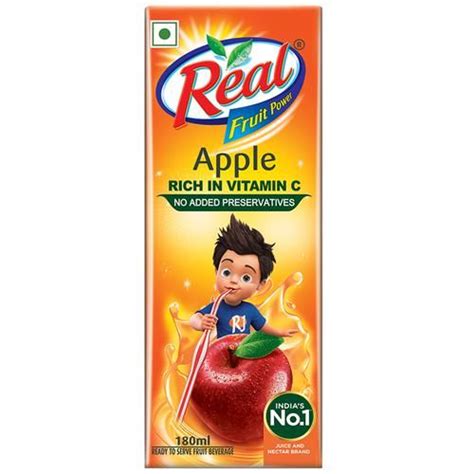 Buy Real Juice Fruit Power Apple 180ml Online At Best Price Of Rs 188