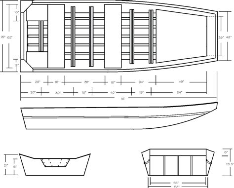 Jon Boat Plans Building a wooden boat Jon with simple programs for