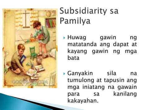 Ang Lipunan At Ang Prinsipyo Ng Subsidiarity