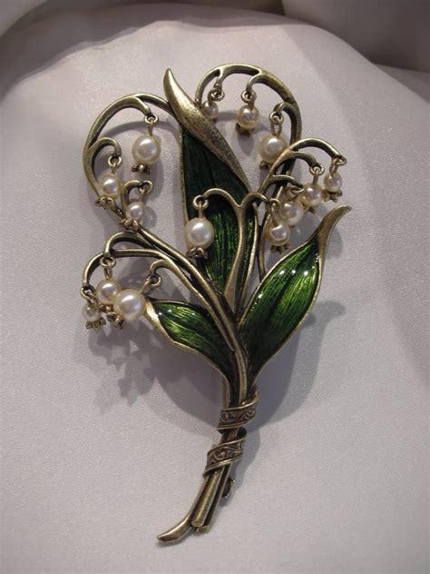 Lily Of The Valley Brooch Designed By Sweet Romance And Made In The