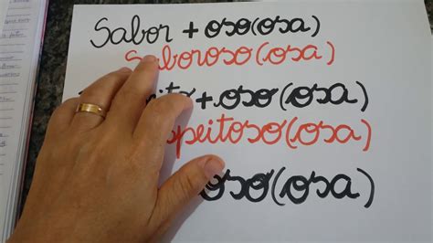 Palavras Terminadas Em Osa