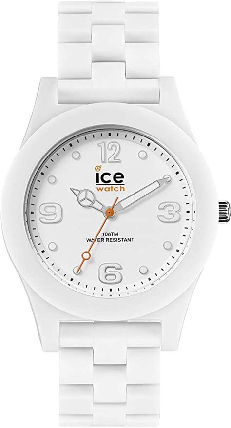 Ice Watch Ice Slim White Matte Mens Unisex Wristwatch With