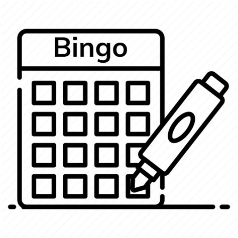 Bingo game, indoor game, keno game, kinu game, lotto bingo, lotto game icon