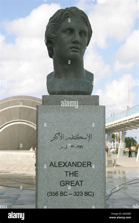 Egypt Alexandria Alexander The Great Stock Photo Alamy