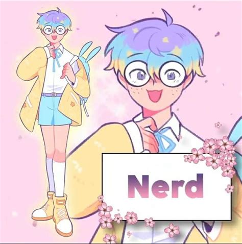 Two Cartoon Characters Are Holding A Nerd Sign