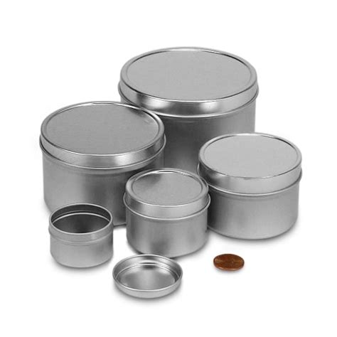 Tin Cans 10 Oz Deep Tins Round Tins Steel Tins Quantity 192 By Paper