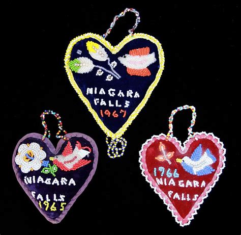 historic iroquois and wabanaki beadwork “from niagara falls” and tuscarora… bead work