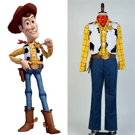 Toy Story Cowboy Sheriff Woody Cosplay Costume Halloween Party Full Set