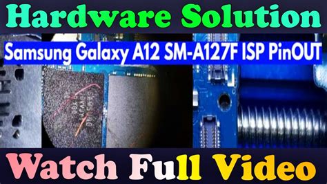 Samsung Galaxy A12 SM A127F ISP PinOUT Jumper Way Test Point Free