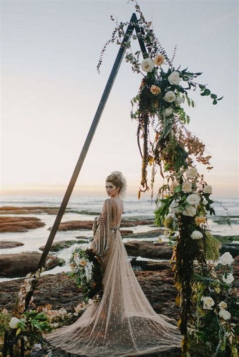 Boho Beach Wedding Backdrop Ideas Emmalovesweddings
