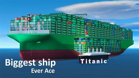 Ever Ace Cargo Ship Biggest Ship In The World 3d Animation