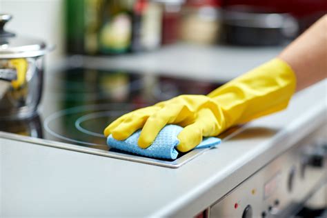 Now grab the soft cloth or cotton swab to peel off all residue. How to Clean Your Kitchen Cooktop - The RTA Store