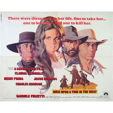 Once Upon A Time In The West Movie Poster 21x28 In