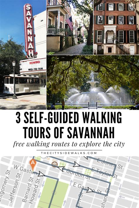 Map Of Downtown Savannah Historic District