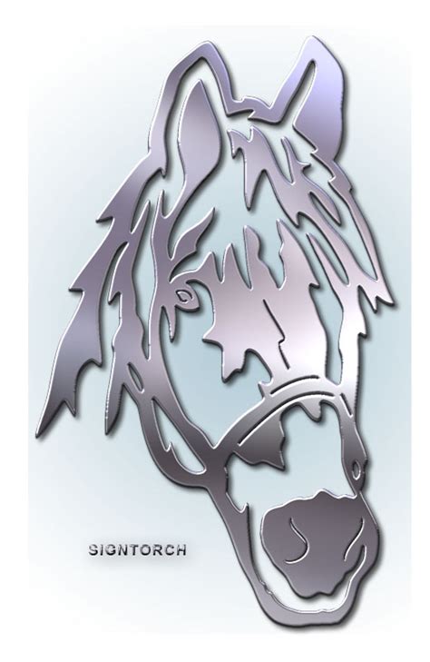 Horsehead~ Readytocut Vector Art For Cnc Free Dxf Files